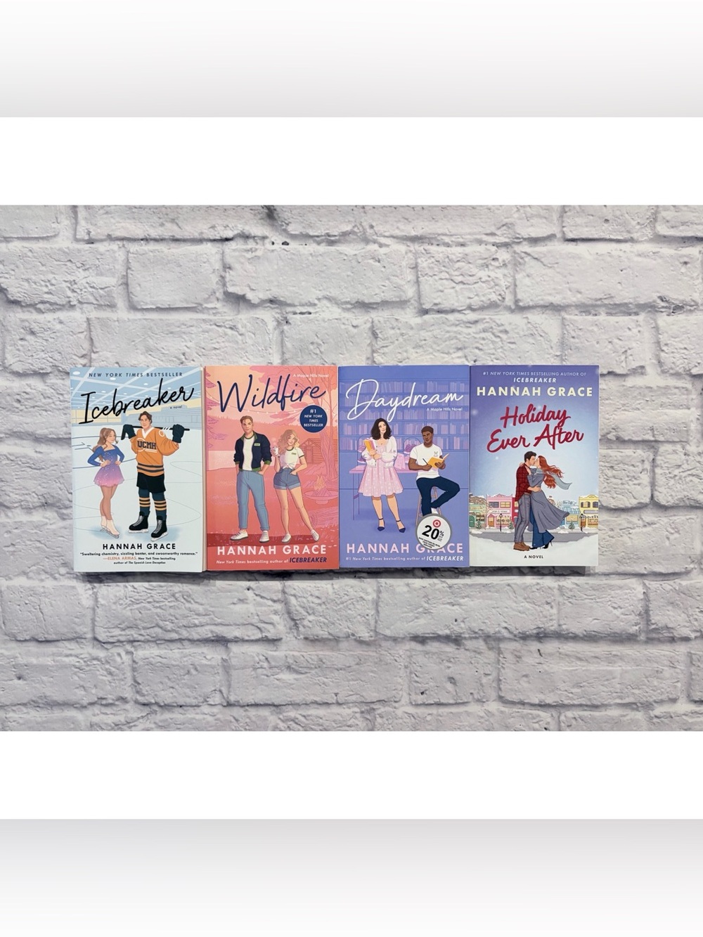 Icebreaker, Wildfire, Daydream, & Happily Ever After by Hannah Grace books